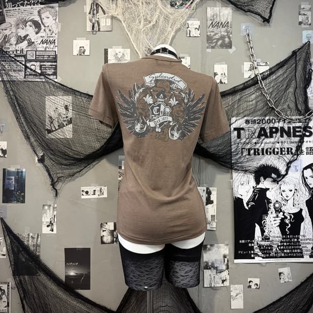 Grunge snap detail wing Printing sleeve