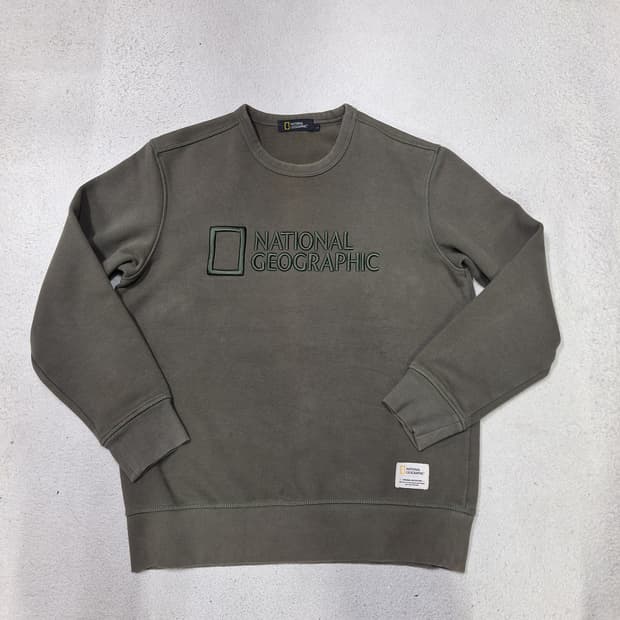 내셔날지오그래픽  기모맨투맨L