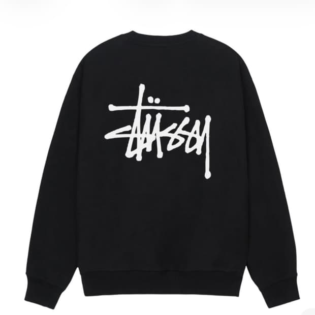 스투시 베이직기모맨투맨 새상품