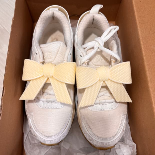 아식스 슈슈통 엠제이 화이트