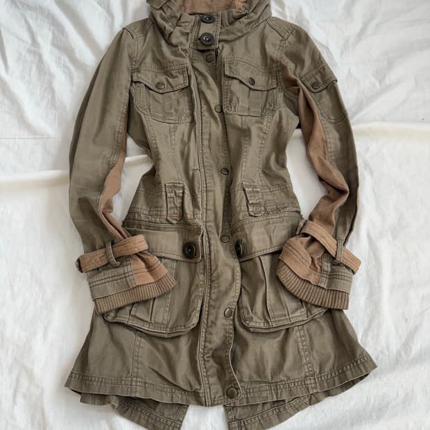 Y2k 미니원피스 야상