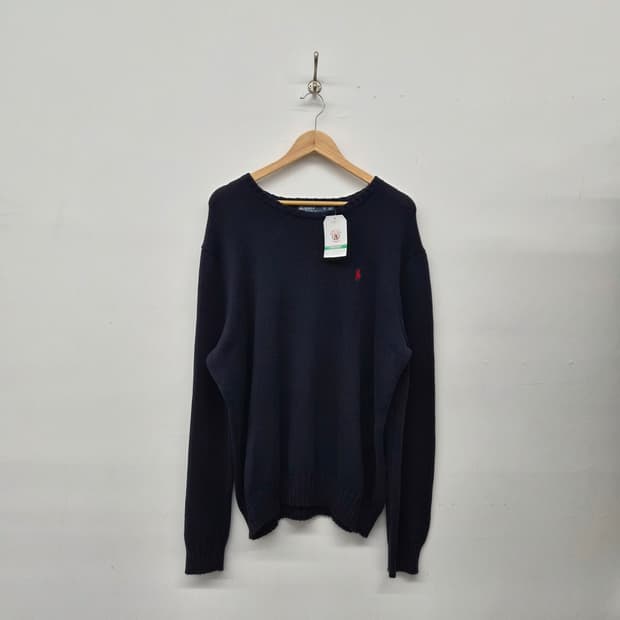 폴로 랄프로렌 네이비 니트 긴팔 남성 XL