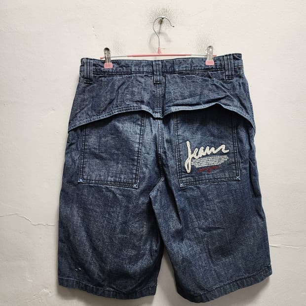 FUBU 올드스쿨 데님 버뮤다팬츠