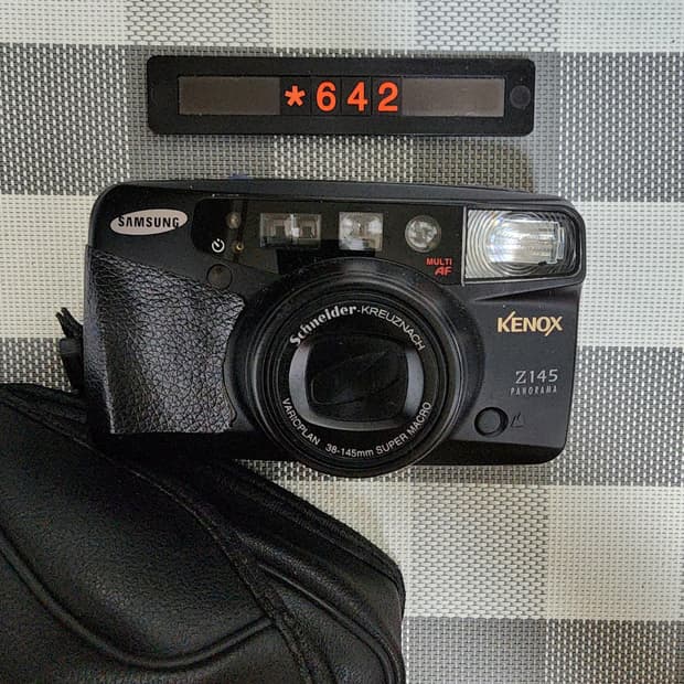 삼성캐녹스 Z 145 파노라마 필름카메라 파우치포함