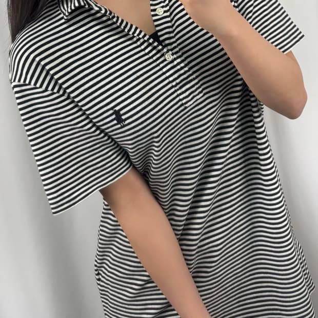 폴로 스트라이프 PK 반팔