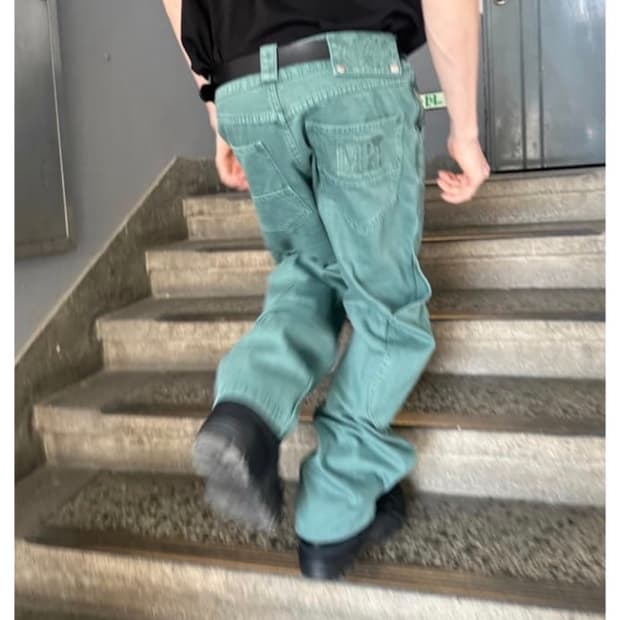 플라스틱프로덕트 MPa CALF POCKET PANTS S