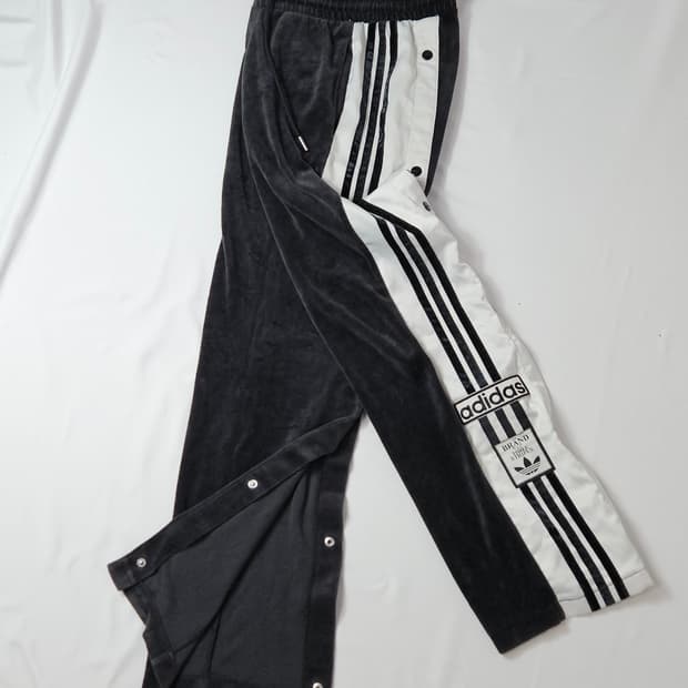 아디다스 아디브레이크 벨벳 트레이닝 팬츠 바지 y2k 희귀 올드스쿨 S
