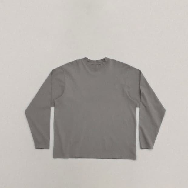 새상품) 이지갭 롱슬리브 라이트그레이 S