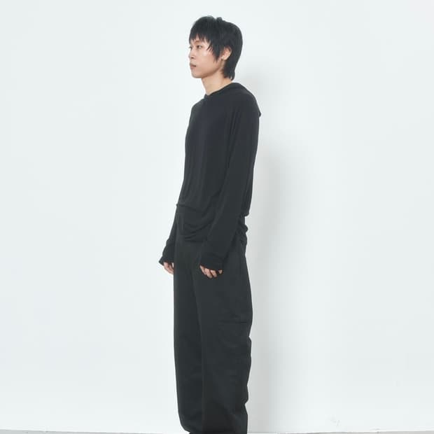 llud Incision Pocket Pants Black(L)