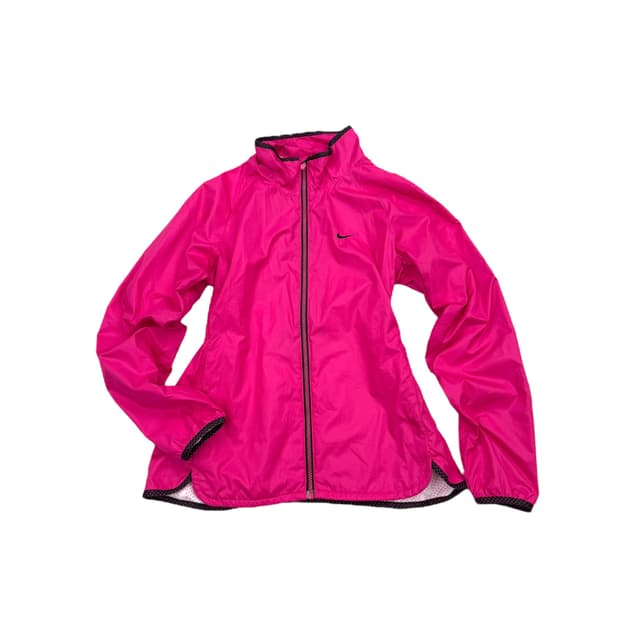 Nike pink windbreaker