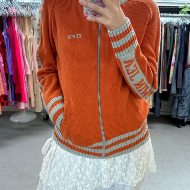 Edwin knit zipup