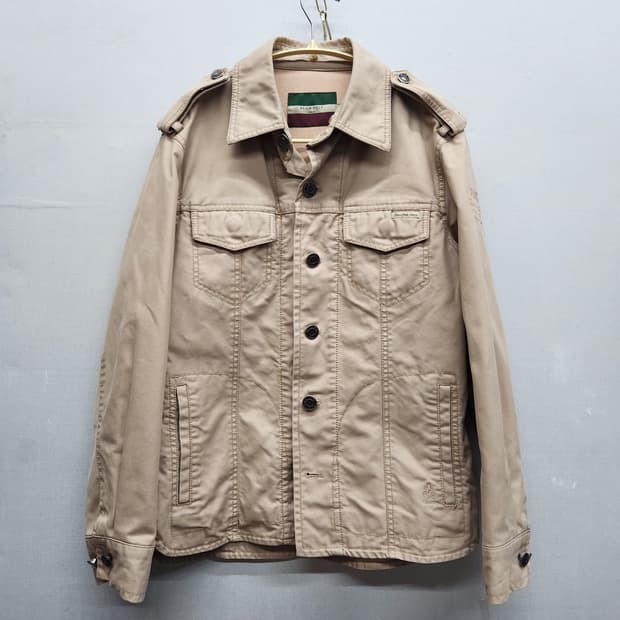 빈폴 투포켓 견장 로고 자켓 M