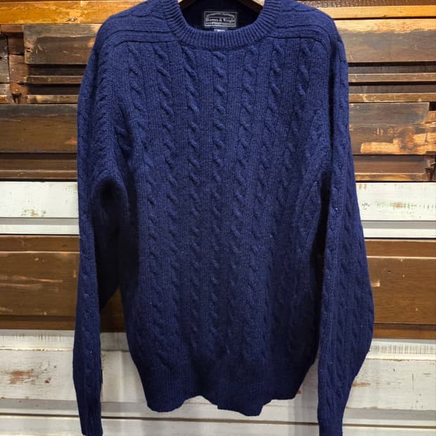 보웬앤라이트 램스울 케이블니트