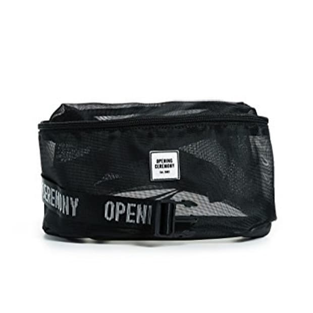 오프닝세레모니 메쉬 힙색 블랙