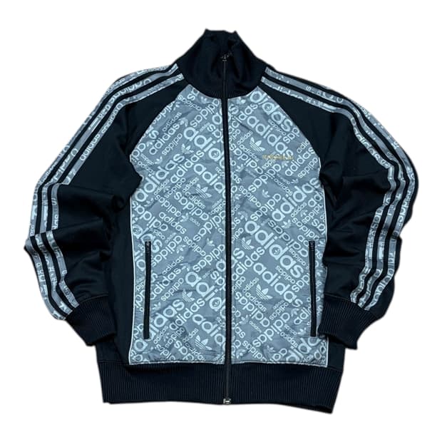 아디다스 로고 패턴 트랙탑 져지