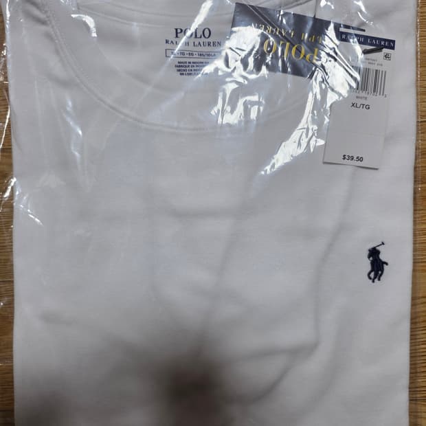 폴롸 화이트 반팔 XL