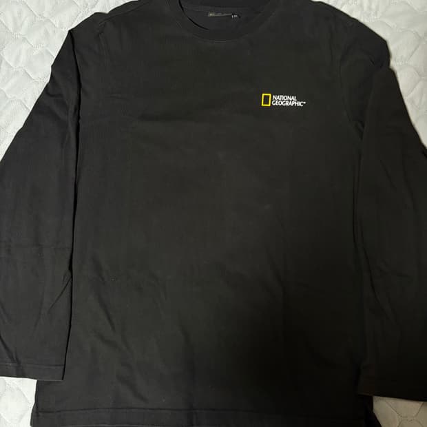 네셔널지오그래픽 블랙 롱슬리브