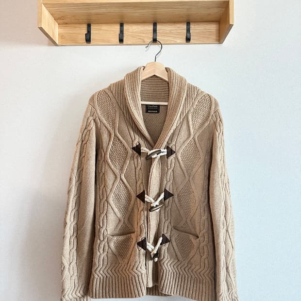 jpn Ciaopanic 차오패닉 베이지 더플 니트 가디건 