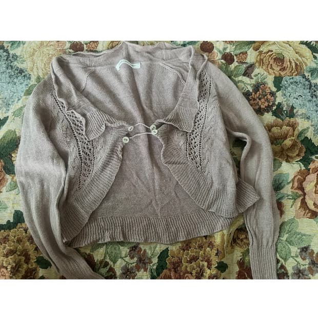 빈티지 핑크 볼레로