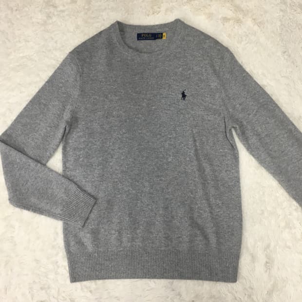 폴로 라운드넥 울 니트 BB12