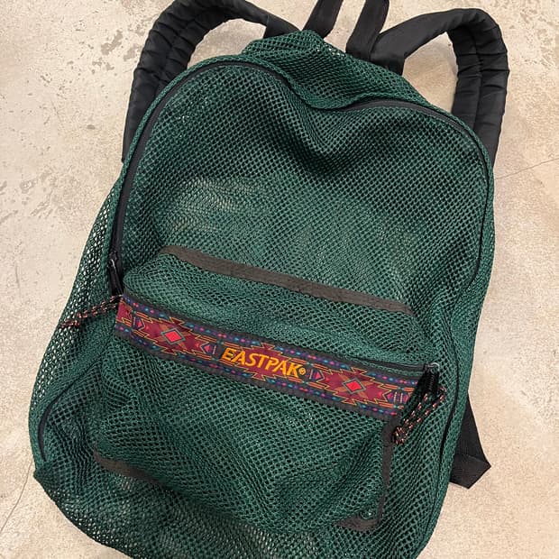 빈티지 90s 이스트팩 메쉬 백팩