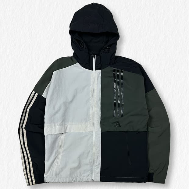 아디다스 배색 바람막이