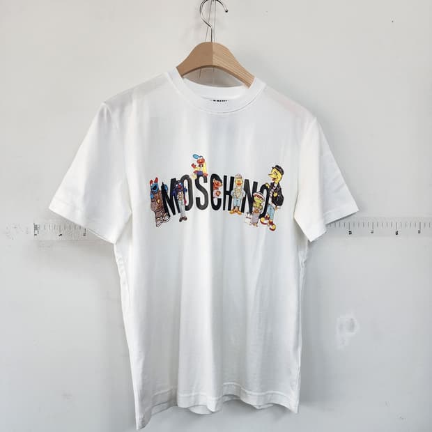 모스키노 X 세서미 스트리트 반팔 티셔츠