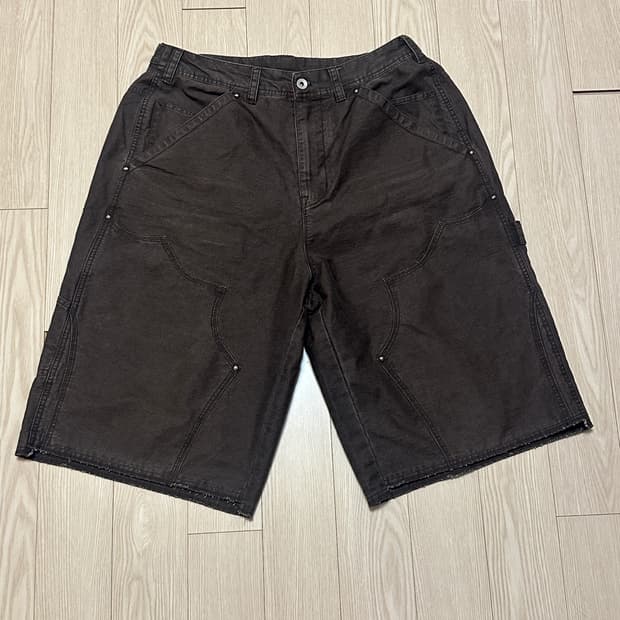 폴리테루 더블니 반바지 브라운(4) 팬츠