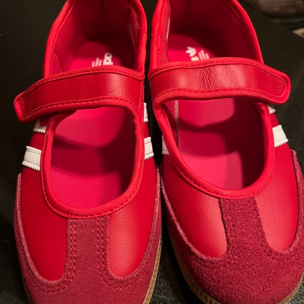 아디다스 삼바 메리제인 레드 240