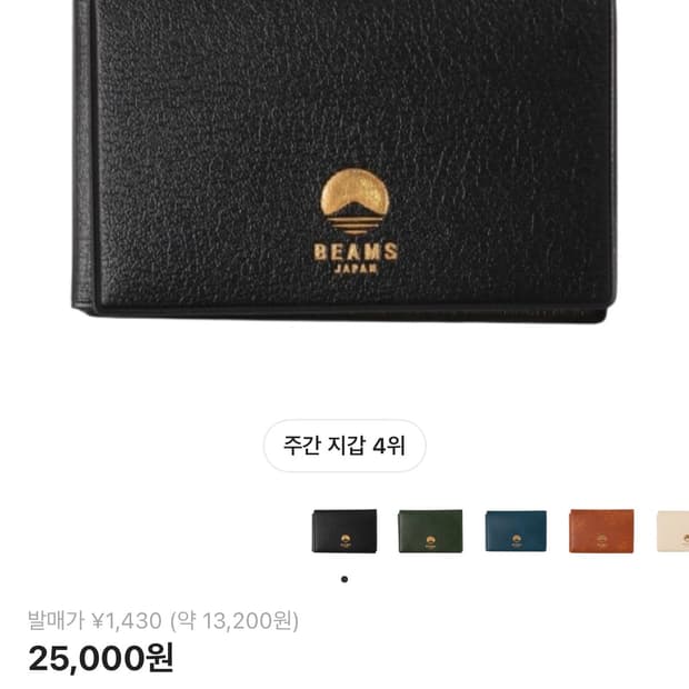 (새상품) 빔즈 x 하이타이드 스페셜 오더 패스 & 카드 케이스 블랙