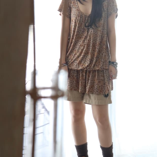 [Hysteric Glamour] Leopard Tunic Dress