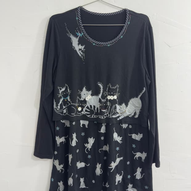 ciccarello cat printing longsleeve