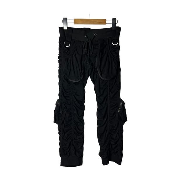 [CRYX] 셔링 디테일 멀티포켓 조거팬츠