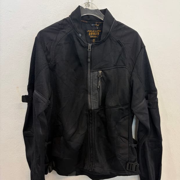 Black Mesh Tech Rider Jacket
