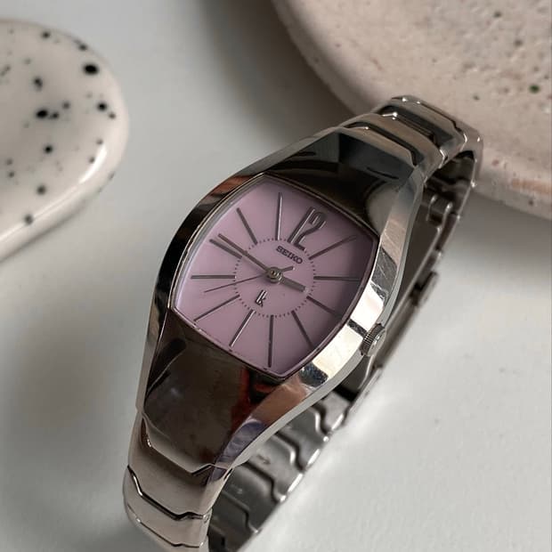 Seiko 세이코 lk 루키아 쉘 실버 퍼플