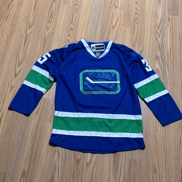 리복 NHL 벤쿠버 하키져지