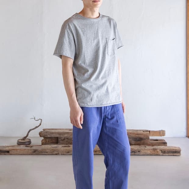 h.a.m hbt 107 pants blue