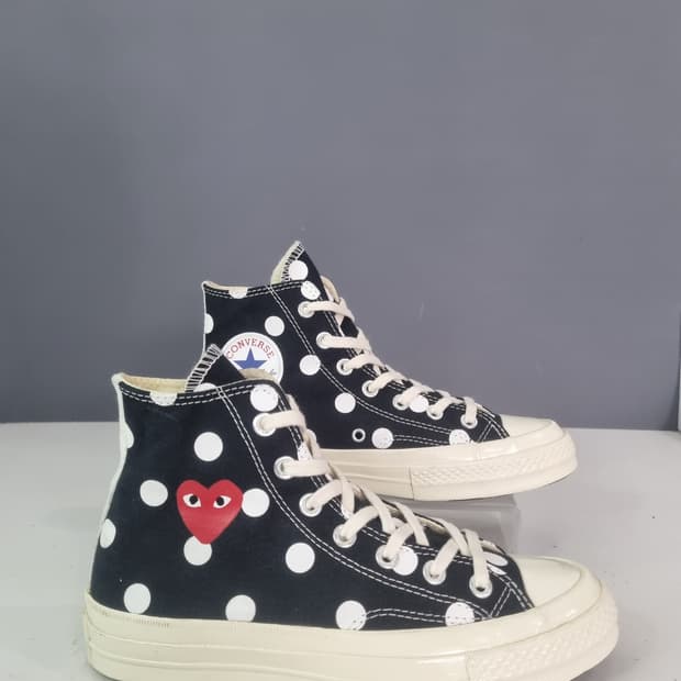 240 꼼데가르송 컨버스 도트 하이