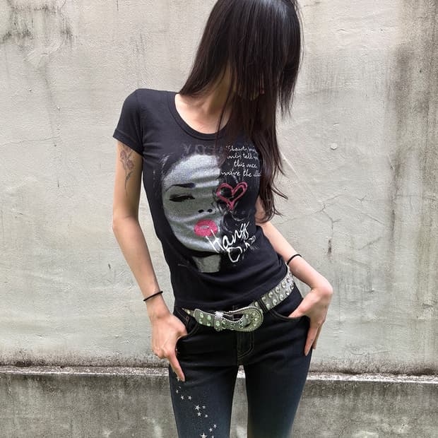 Y2K Diva Graphic Slim T-shirts