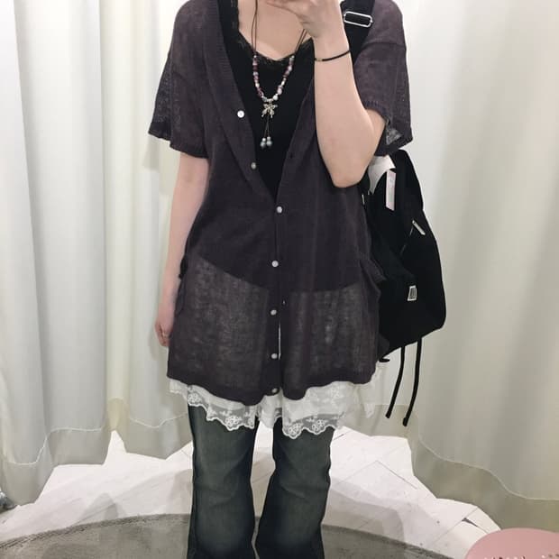 samansa mos2 pocket cardigan
