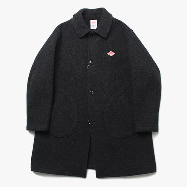  DANTON "Grey Wool Coat"