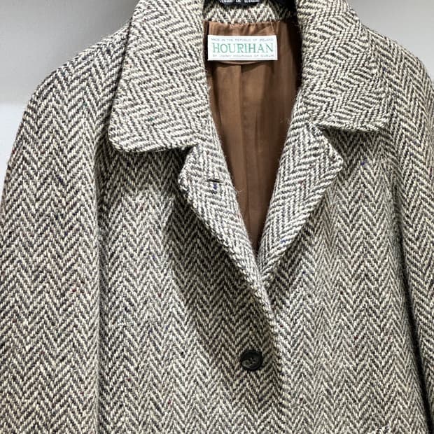 HOURIHAN Donegal Tweed coat 