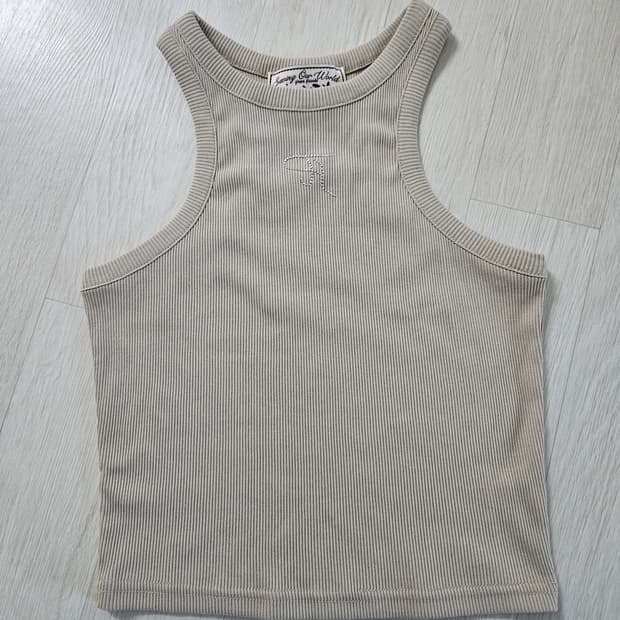 쓰리타임즈 쥬얼 나시 베이지