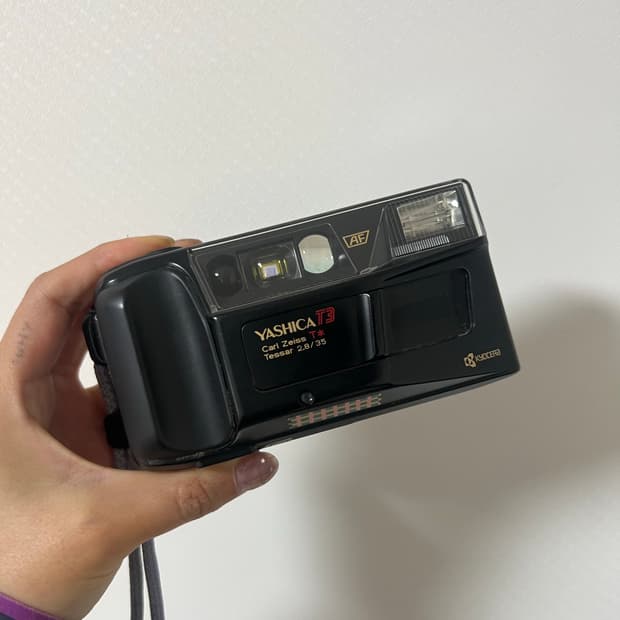 야시카 T3 자동필름카메라