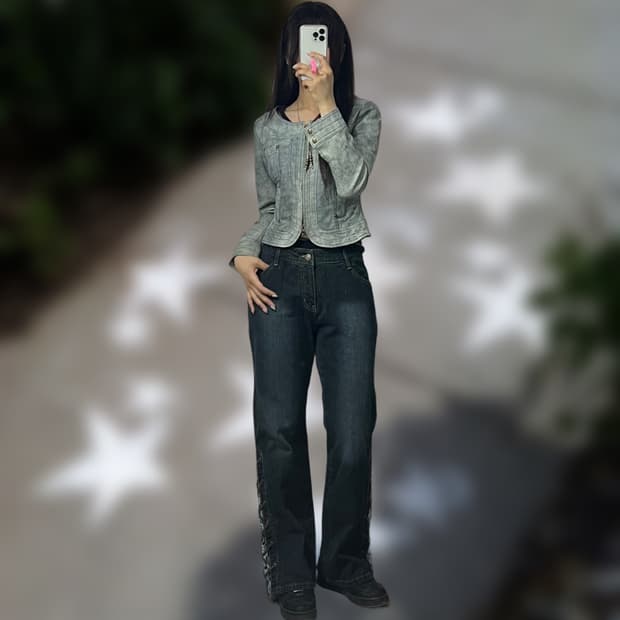 양가죽 워싱 투웨이 자켓