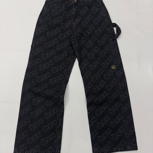 Drew House 드류하우스 올오버 로고 카펜터 데님 팬츠