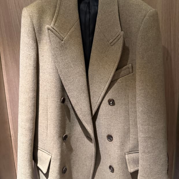 렉토 하프코트 베이지 M