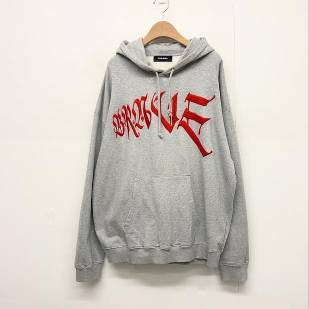 디젤 회색 후드티