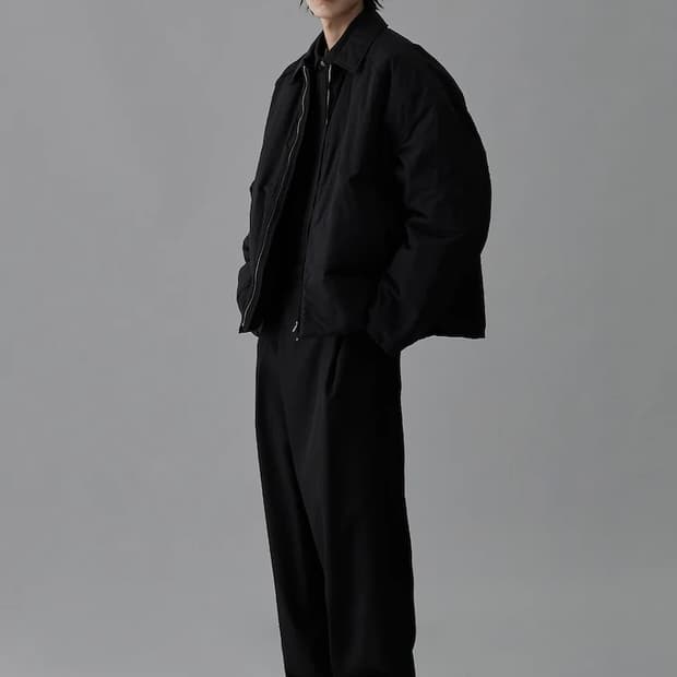 준지 24fw 나일론 패디드 점퍼