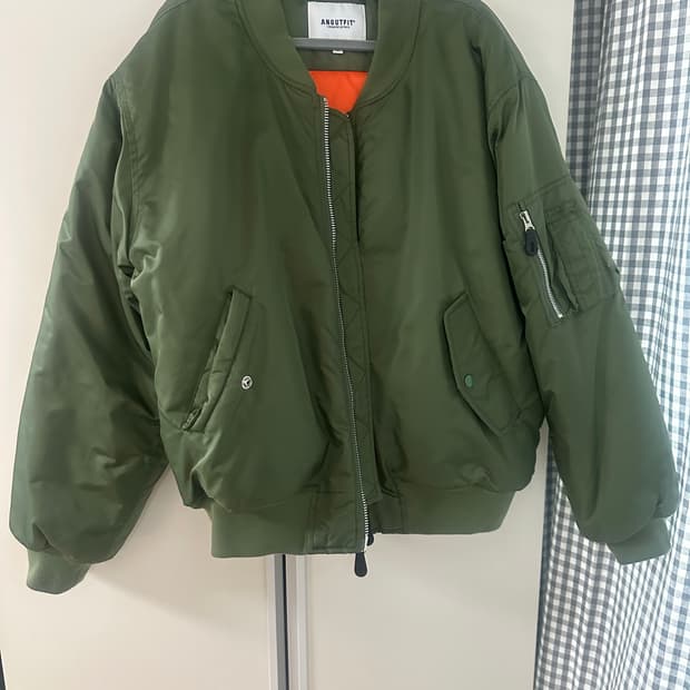 언아웃핏 ma-1 카키